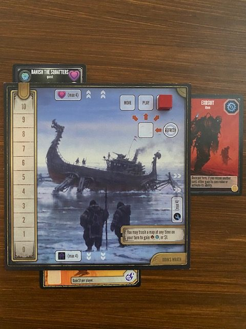 Expeditions Ironclad Edition resource tokens and upgrade cards