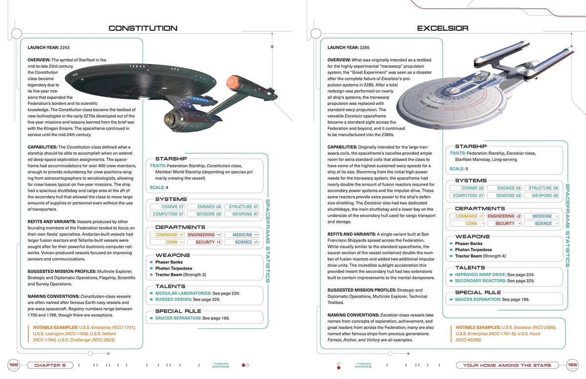 Star Trek Adventures RPG: 2nd Edition - Core Rulebook RPG interior pages with game mechanics