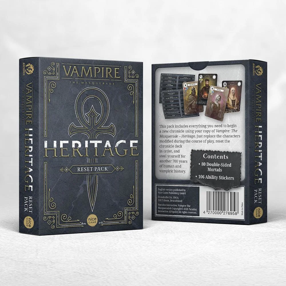 Vampire The Masquerade Heritage: Reset Pack