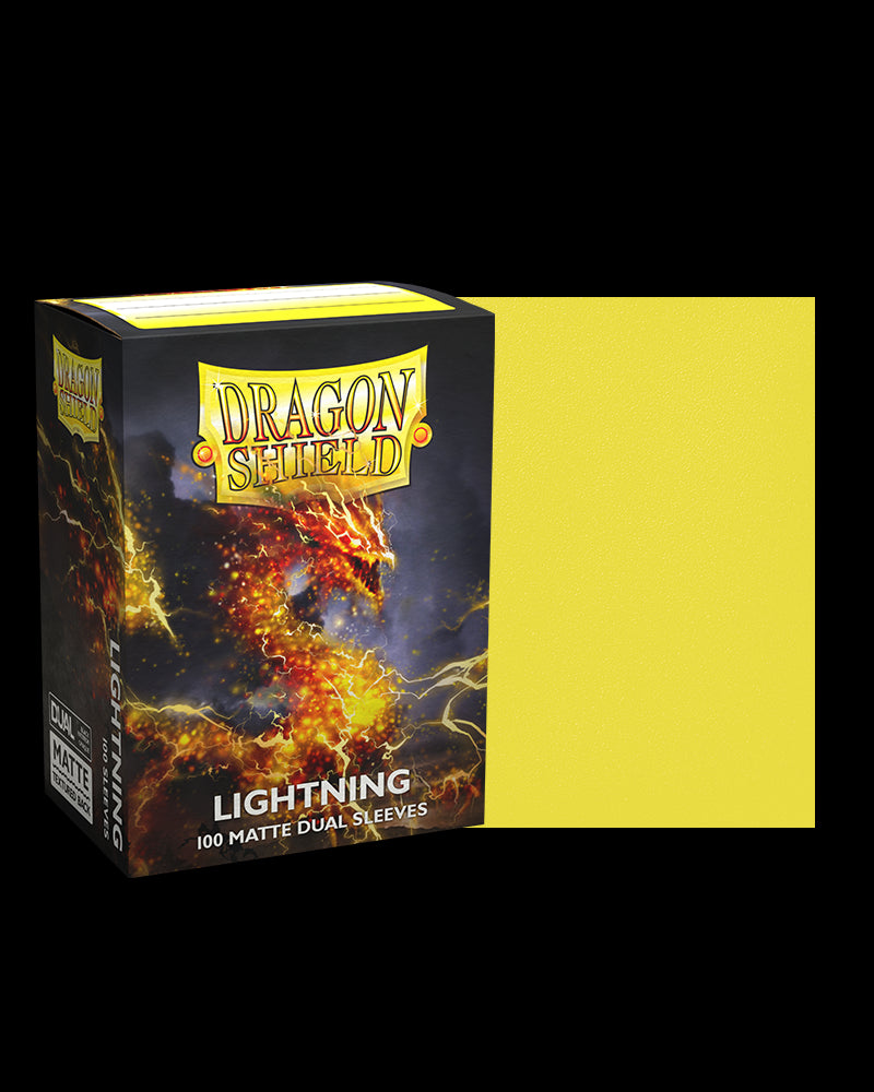 Dragon Shield Lightning - Matte Dual Sleeves - Standard Size | Elderwoods