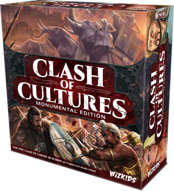 Clash of Cultures Monumental Edition civilization building board game box | Elderwoods