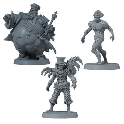 Zombicide: Rio Z Janeiro detailed game pieces and zombie figures