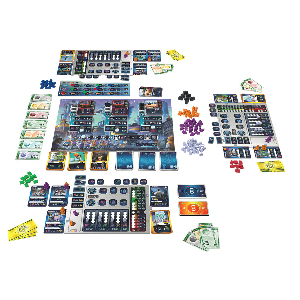 Planet B game components and cards