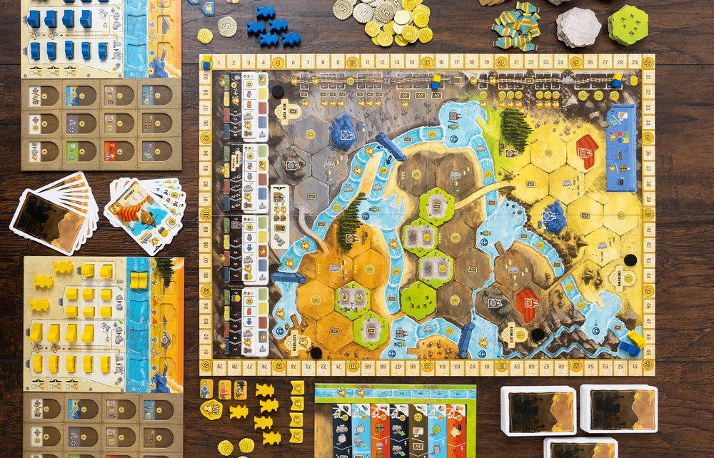 Boonlake complete game setup with all components