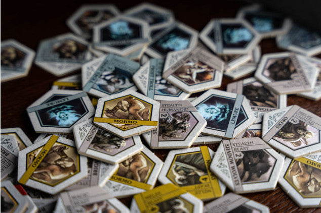 Return to Dark Tower game pieces