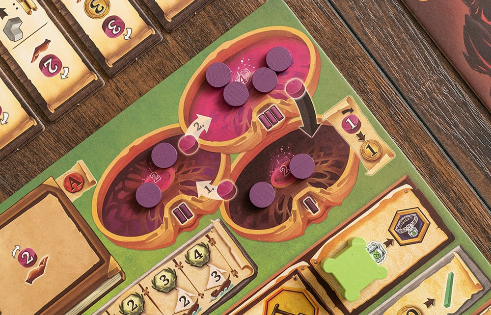 Terra Nova player boards and resources