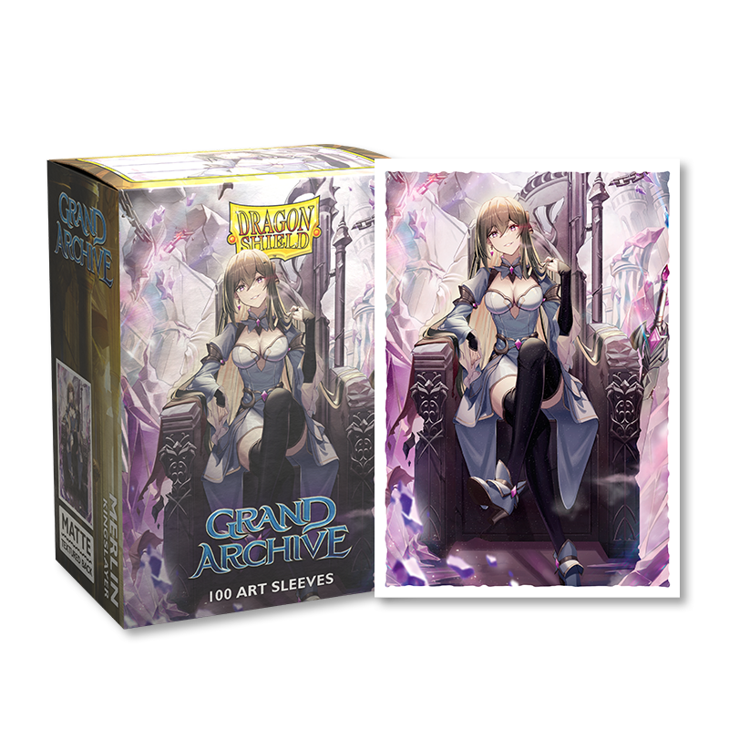 Dragon Shield Sleeves: Standard Matte Art Grand Archive - Merlin, Kingslayer 100ct