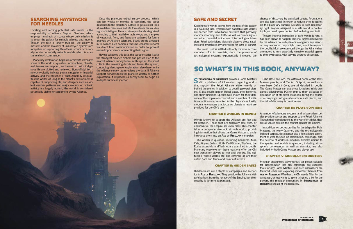 Star Wars - Age of Rebellion RPG: Strongholds of Resistance