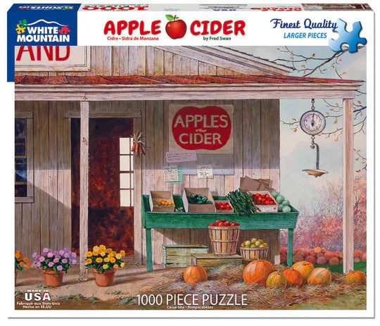 Apple Cider - 1000 Piece Jigsaw Puzzle White Mountain