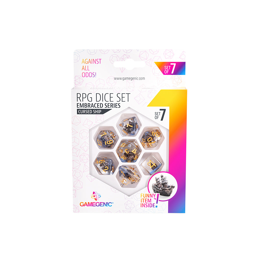 RPG Dice Set Embraced Series - Cursed Ship Set of 7 | Elderwoods