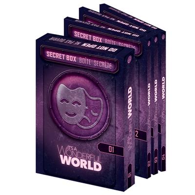 It's a Wonderful World: Leisure & Decadence board game card layouts and game mechanics