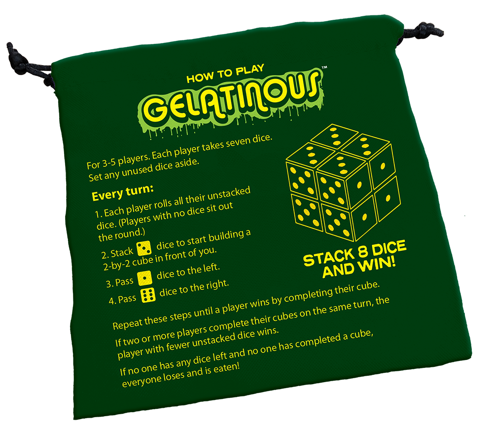 Gelatinous featuring player boards and tokens