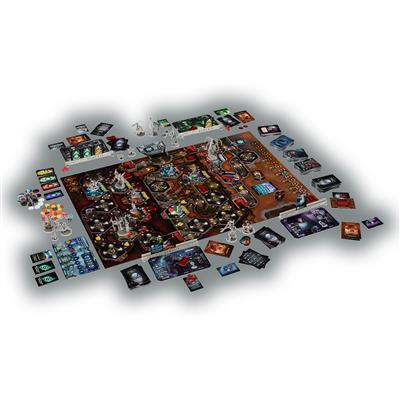 Nemesis Lockdown cooperative board game with alien miniatures