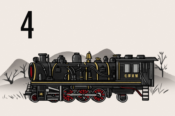 1880 - China gameplay setup with trains and tiles