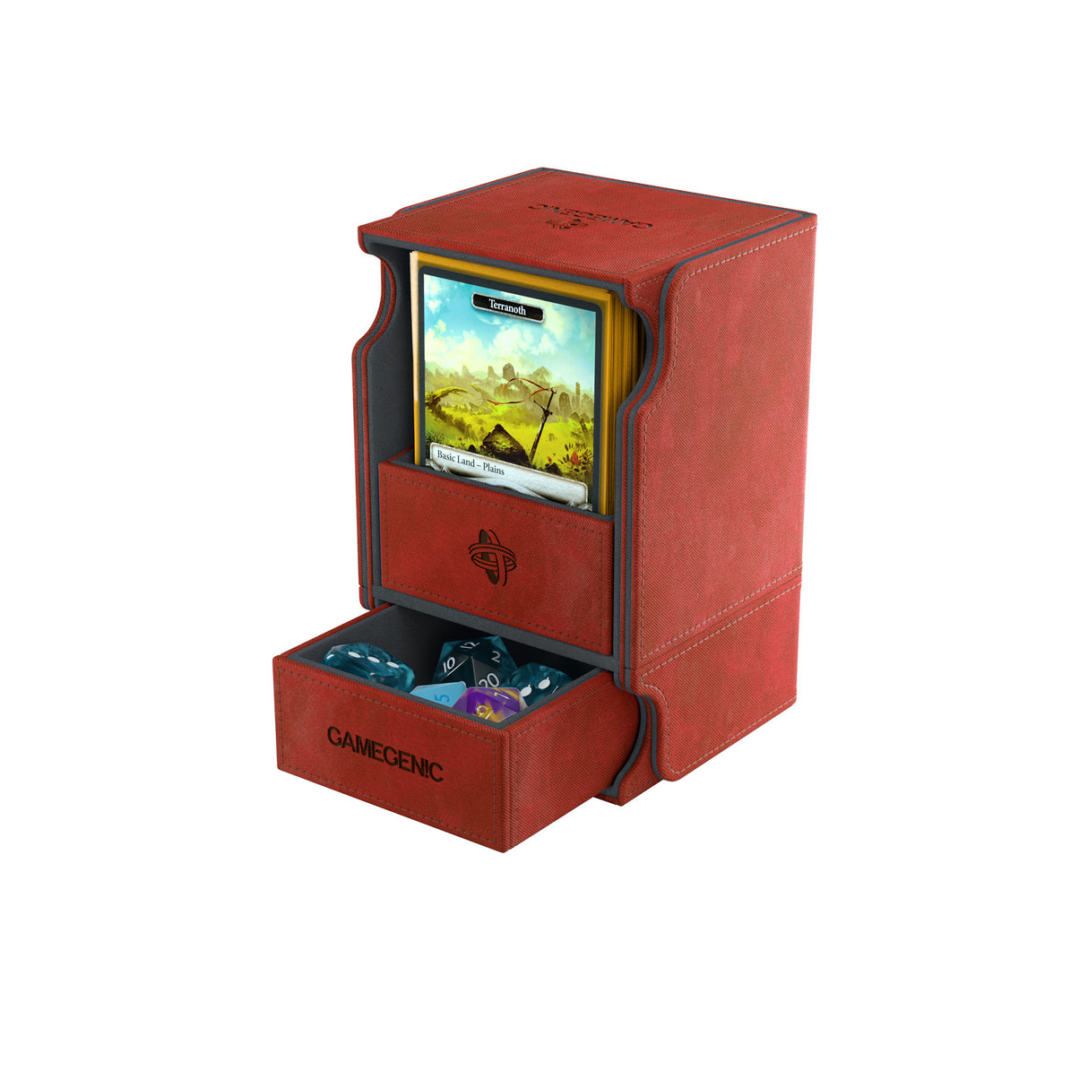 Gamegenic: Watchtower Deck Box 100plus Red magnetic closure
