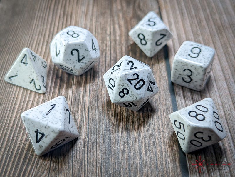 Chessex - Speckled Polyhedral Arctic Camo 7-die set