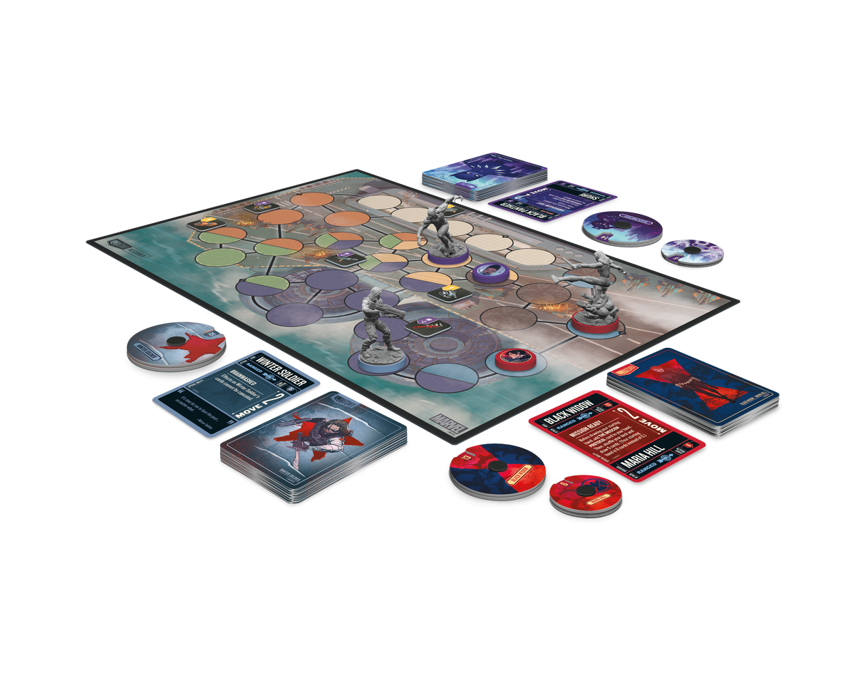 Unmatched: Marvel - For King and Country tactical gameplay setup