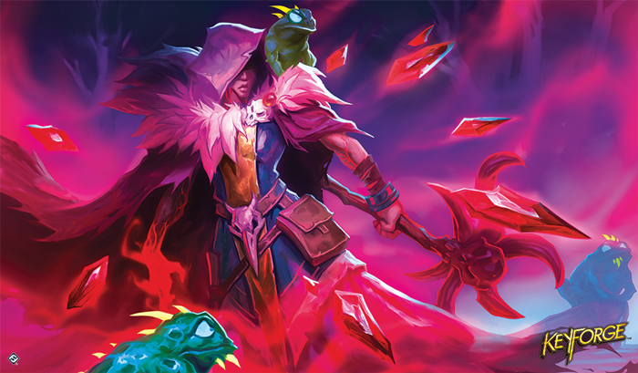 Keyforge: Xenos Bloodshadow Playmat | Elderwoods