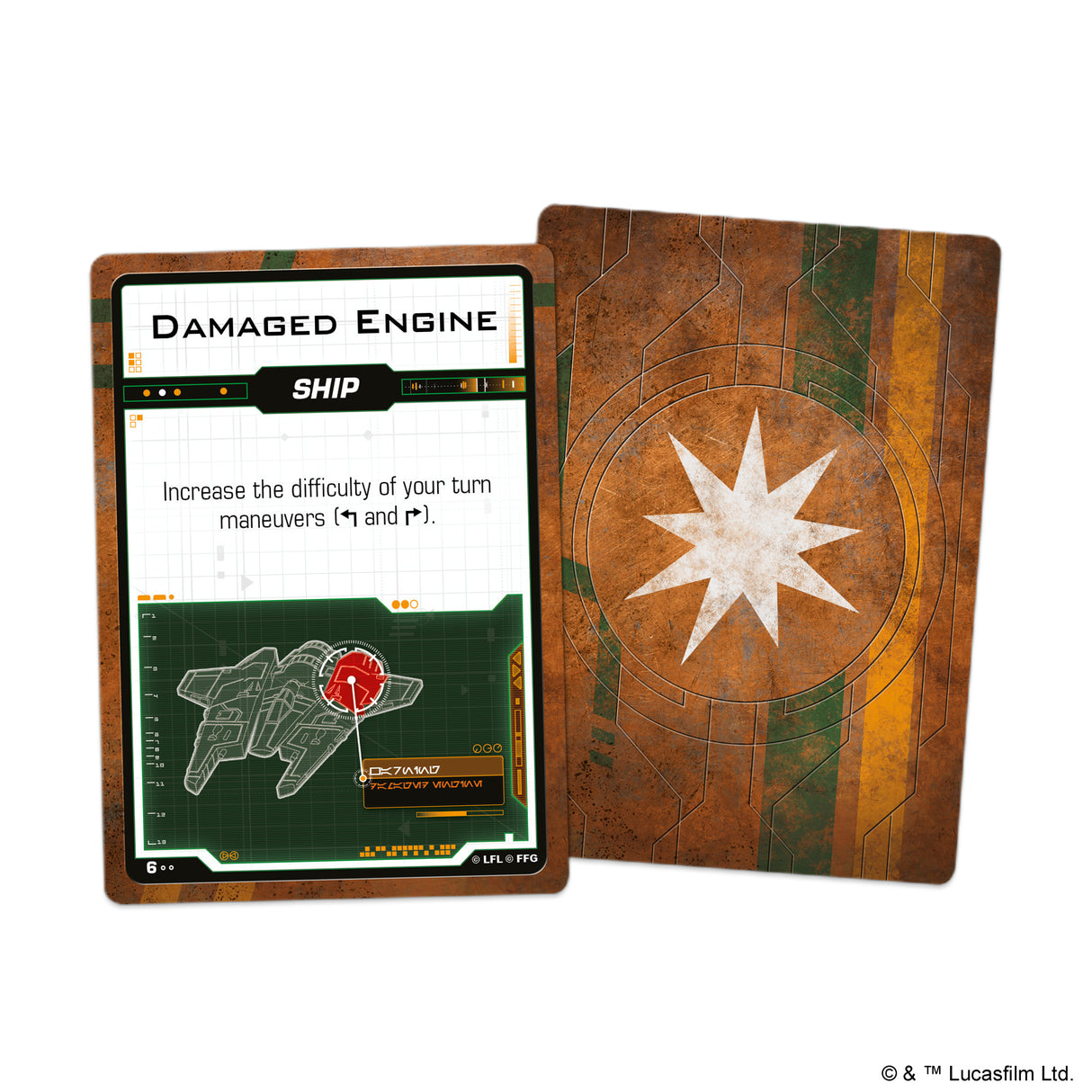 Star Wars X-Wing 2nd Ed: Scum and Villainy Damage Deck