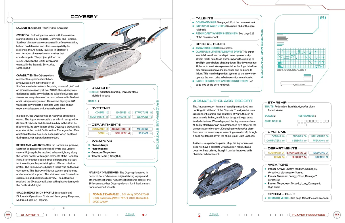 Star Trek Adventures RPG: 2nd Edition - Game Toolkit RPG odyssey details