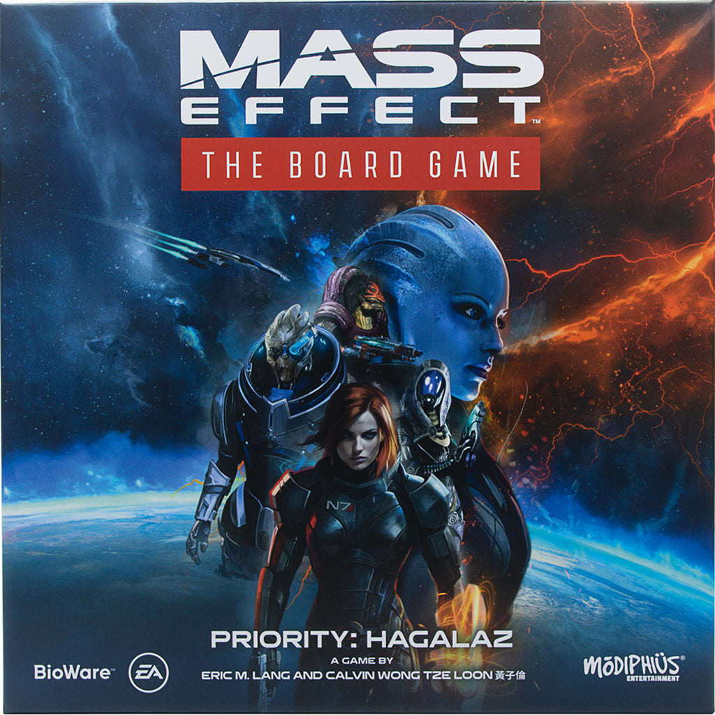 Mass Effect The Board Game Priority Hagalaz all expansion content including missions, characters, and tactical elements