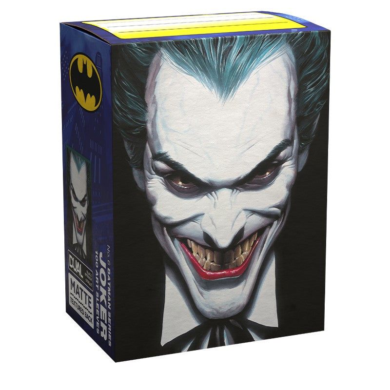 Dragon Shield: Standard Matte Dual Art Batman 85th Anniversary - Joker 100CT Box | Elderwoods