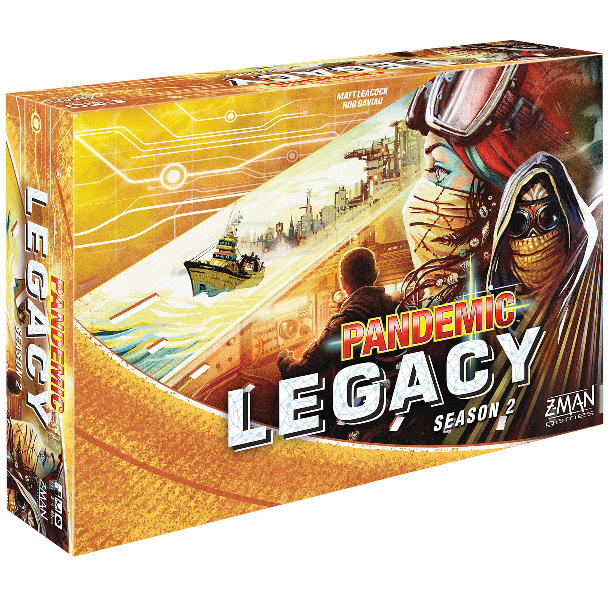 Pandemic: Legacy: Season 2 (Yellow Edition) board game box | Elderwoods