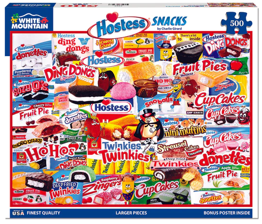 Hostess Snacks - 500 Pieces White Mountain