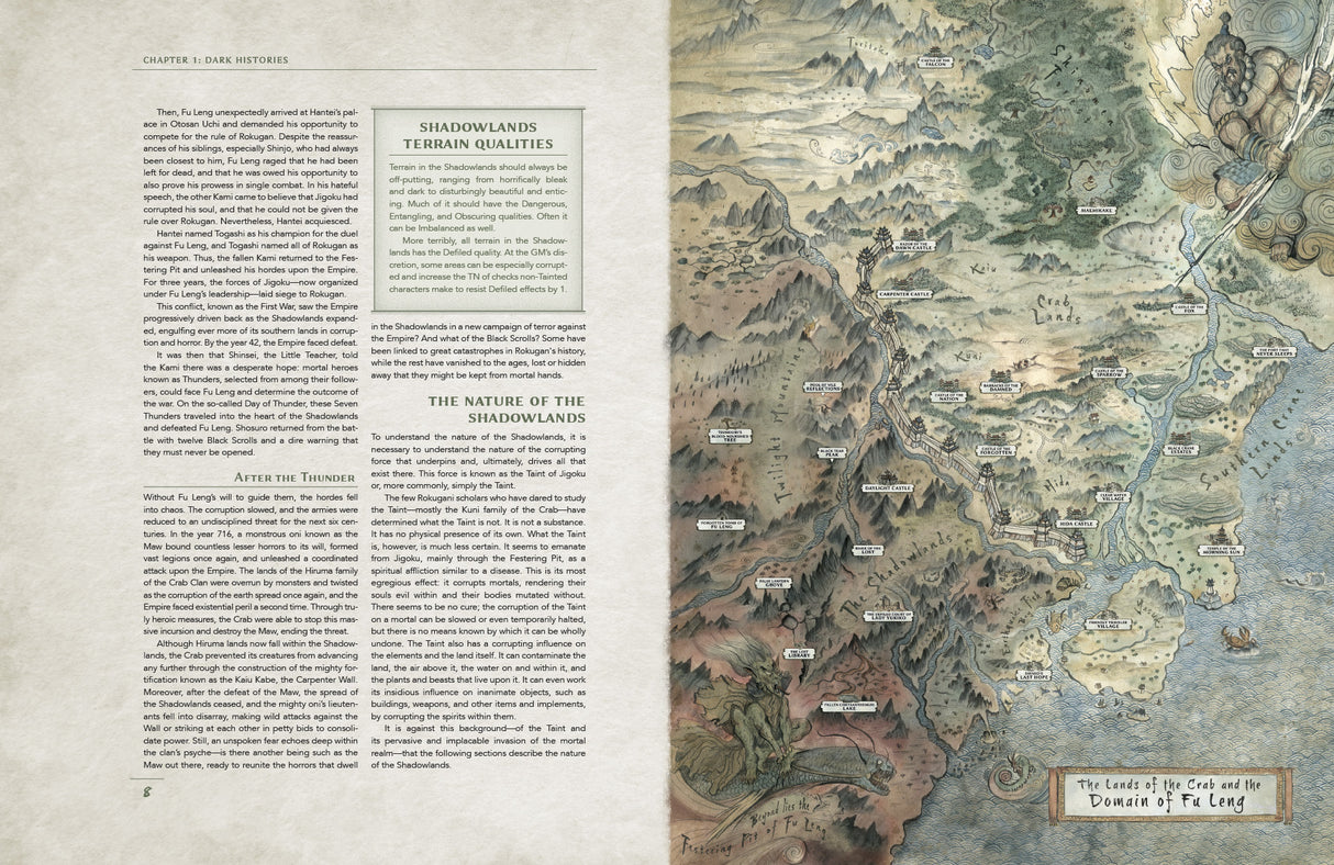 L5R RPG: Shadowlands Legend of the Five Rings detailed content