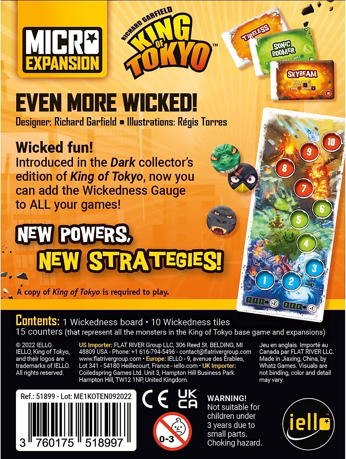 King of Tokyo: Even More Wicked! Micro Expansion