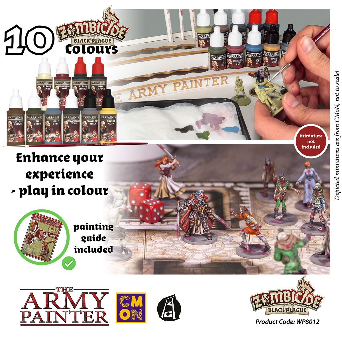 Warpaints: Zombicide Black Plague Paint Set