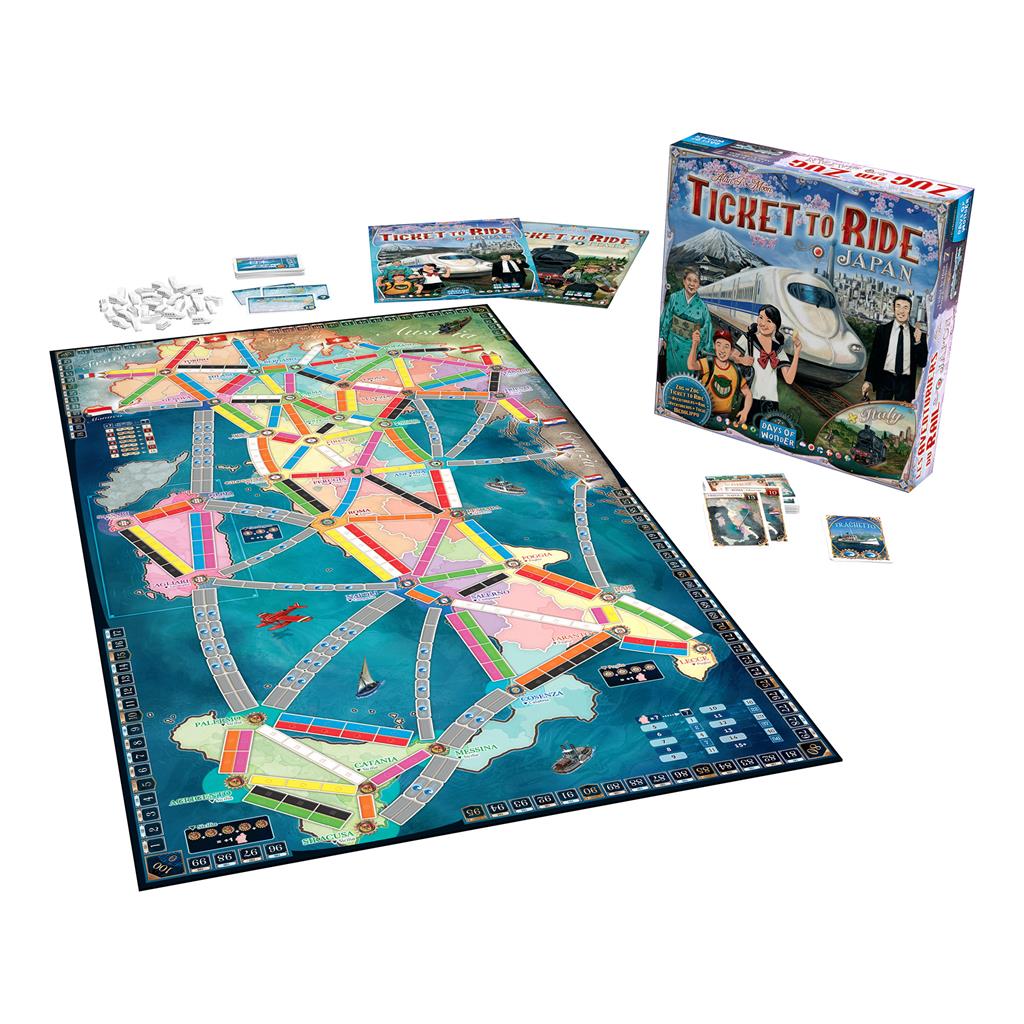 Ticket To Ride: Japan and Italy Map 7