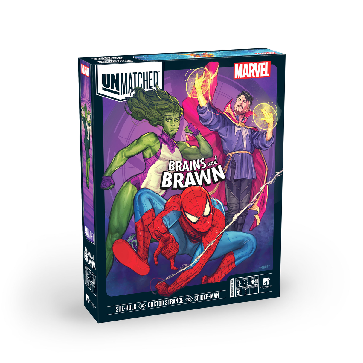 Unmatched: Marvel - Brains and Brawn board game | Elderwoods
