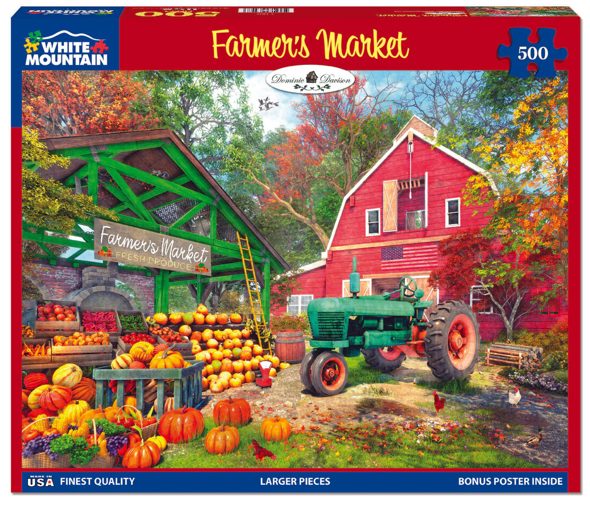 Farmer's Market - 500 Piece Jigsaw Puzzle White Mountain