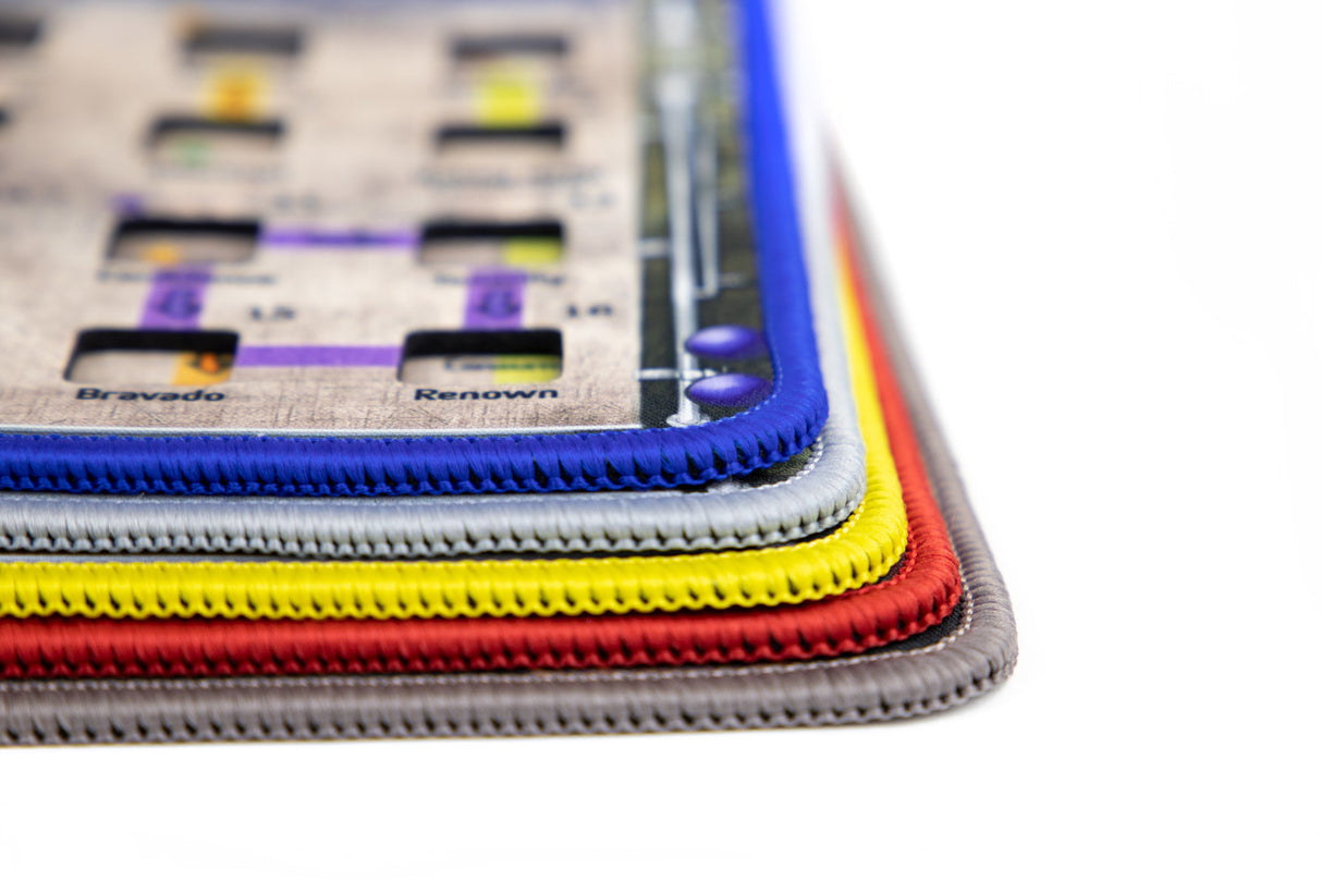 Too Many Bones cooperative adventure game setup with neoprene mat