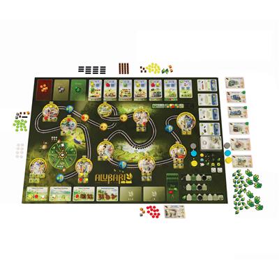 Alubari gameplay setup with Himalayan tea garden development and trading mechanics