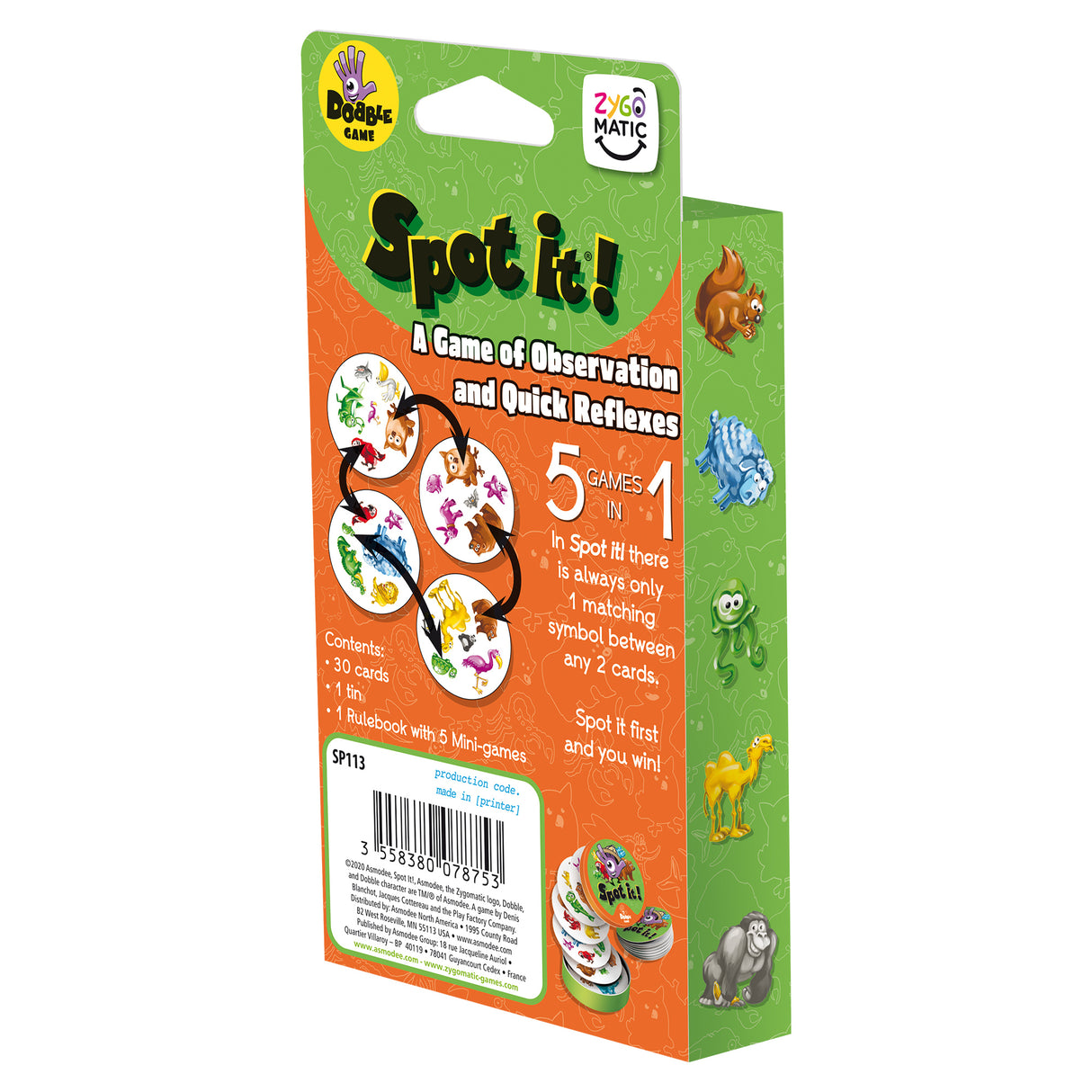 Spot it!: Animals Jr (Eco-Blister)