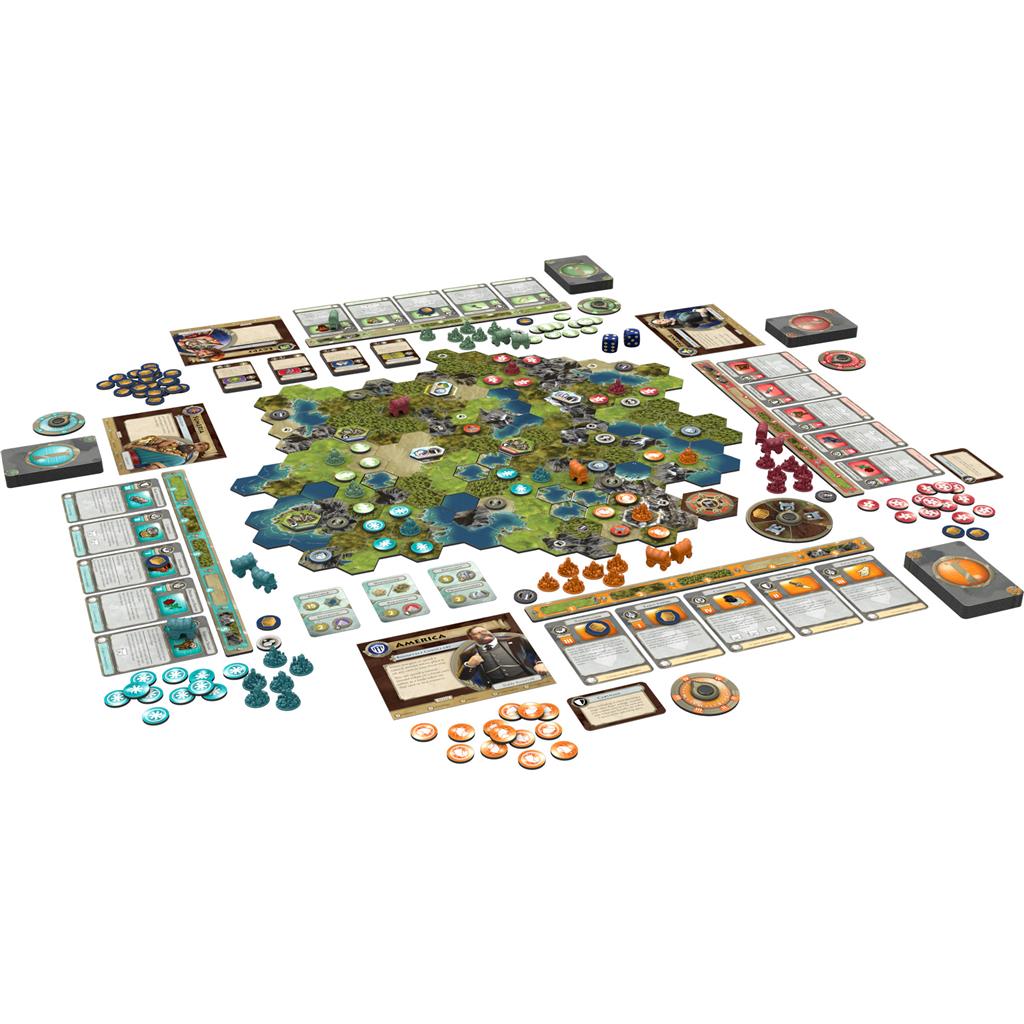 Sid Meier's Civilization A New Dawn complete game components with civilization development mechanics