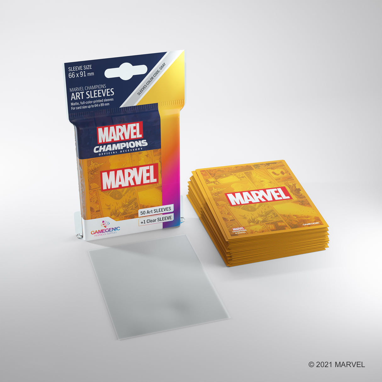 Marvel Champions Art Sleeves: Marvel Orange