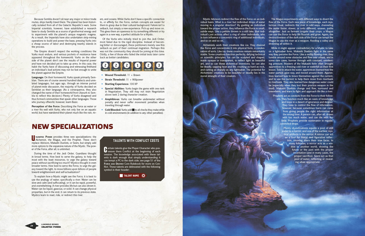 Star Wars - Force and Destiny RPG: Unlimited Power