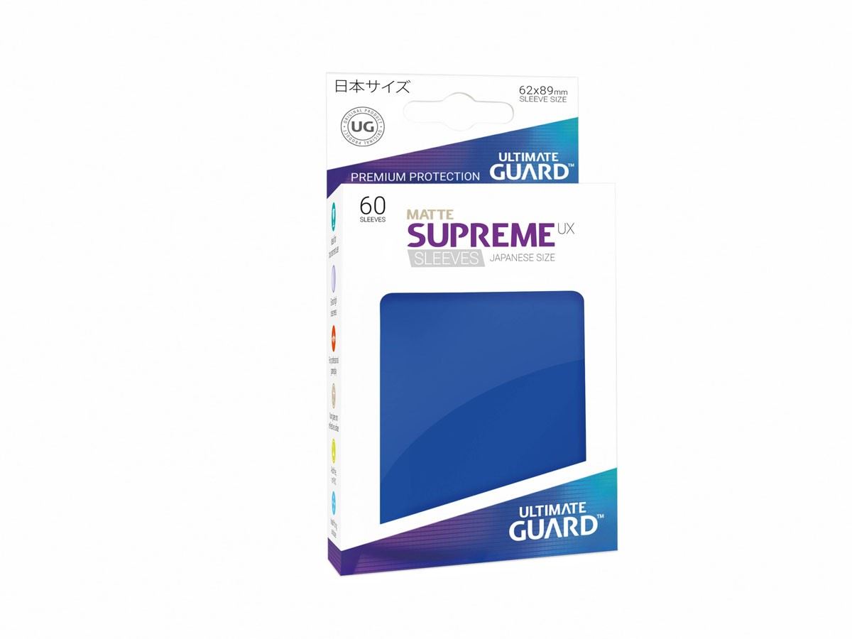 Ultimate Guard Protectors: Matte Blue Small Supreme UX