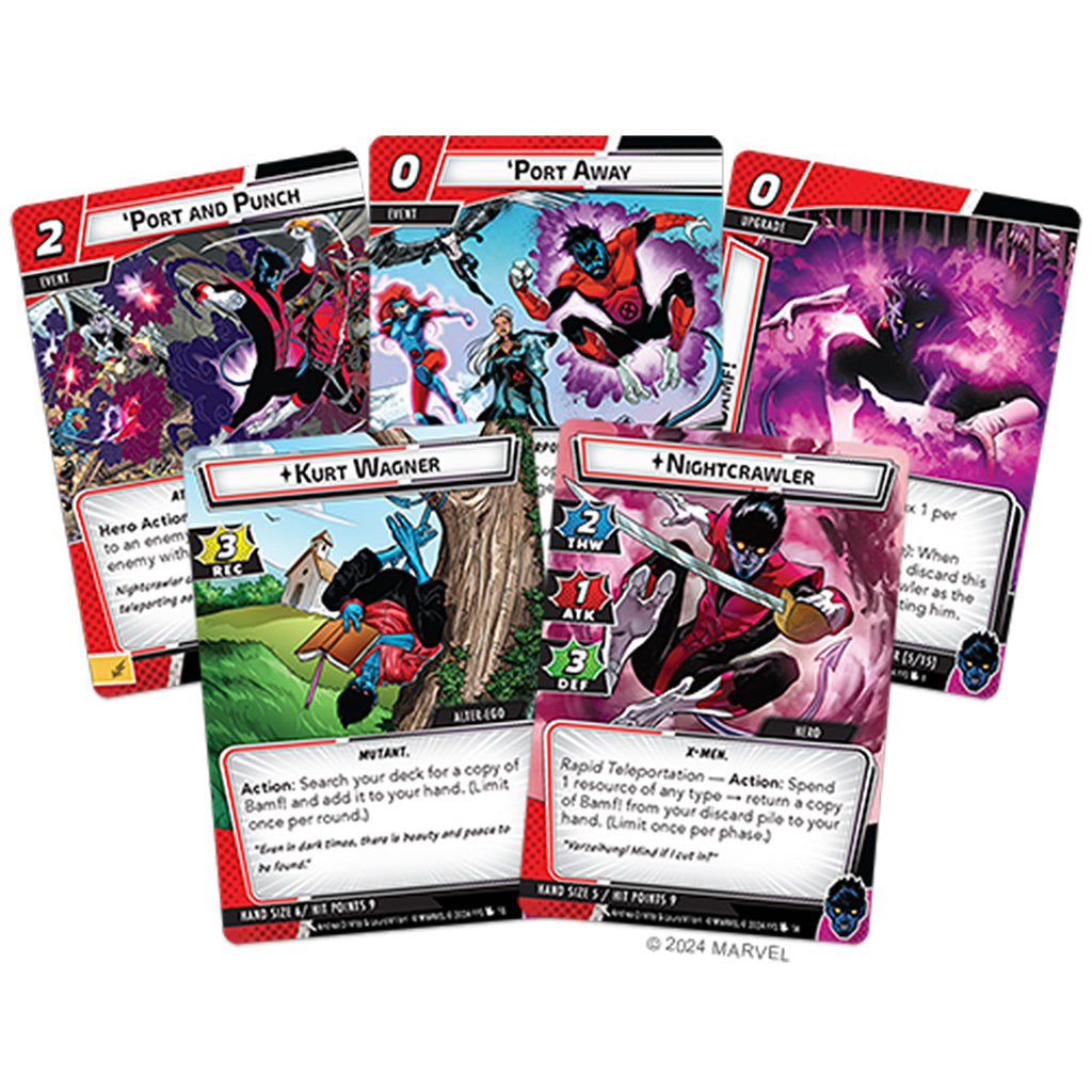 Marvel Champions: The Card Game- Nightcrawler Hero Pack