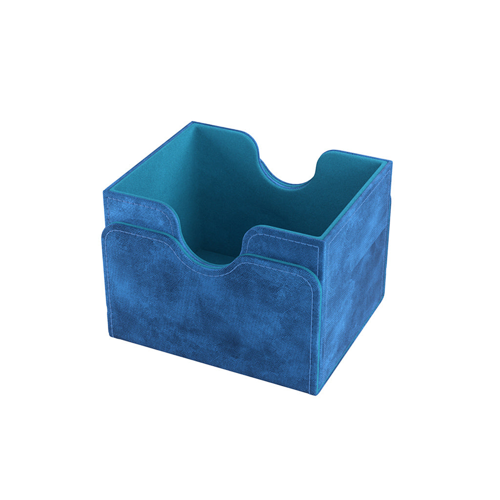 Gamegenic: Sidekick 100+ XL - Blue open deck box showing interior