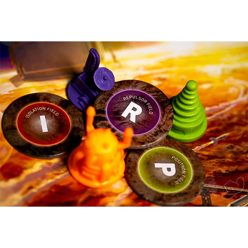 Alien Frontiers 5th edition game components and cards