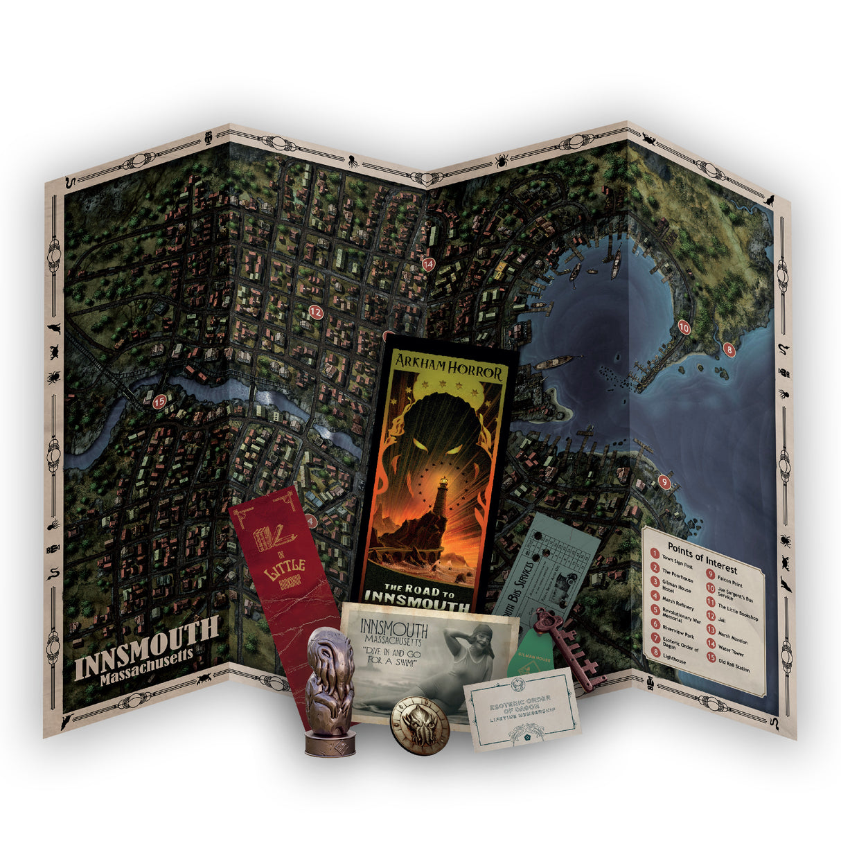 Arkham Horror: The Road to Innsmouth Deluxe Edition