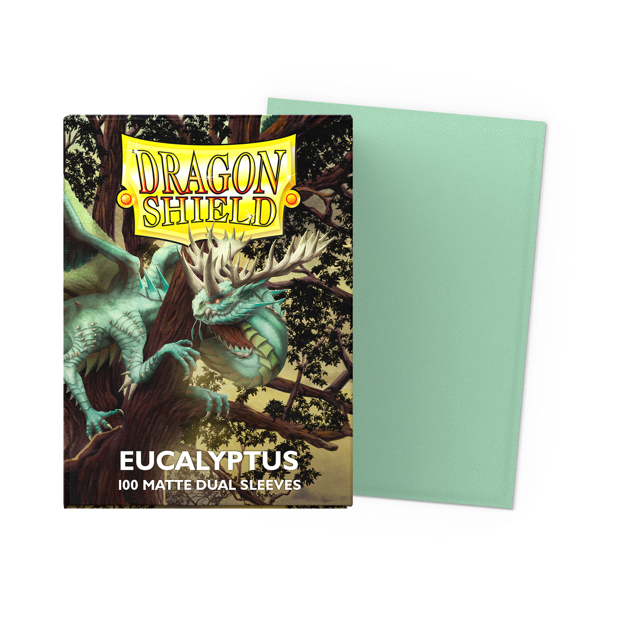 Dragon Shield Eucalyptus - Matte Dual Sleeves - Standard Size | Elderwoods