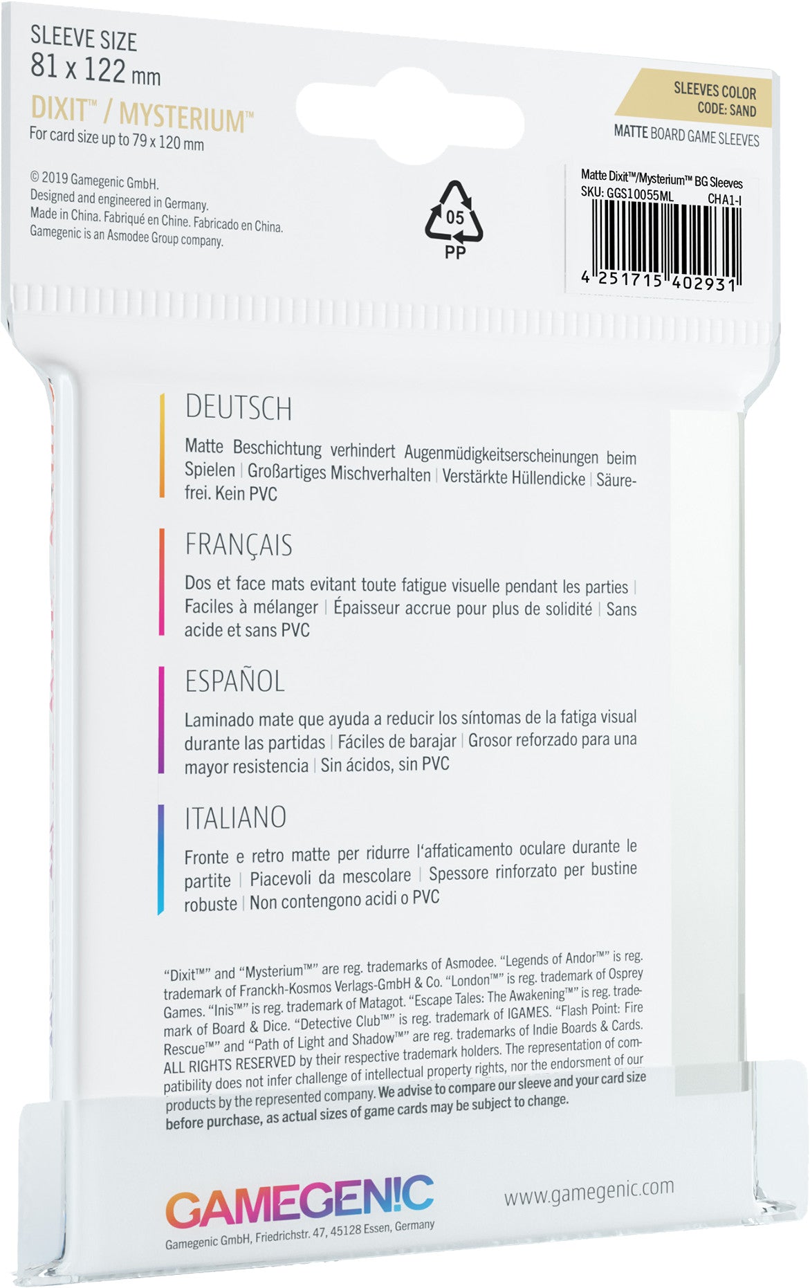 Matte Sleeves: Dixit (81x122)