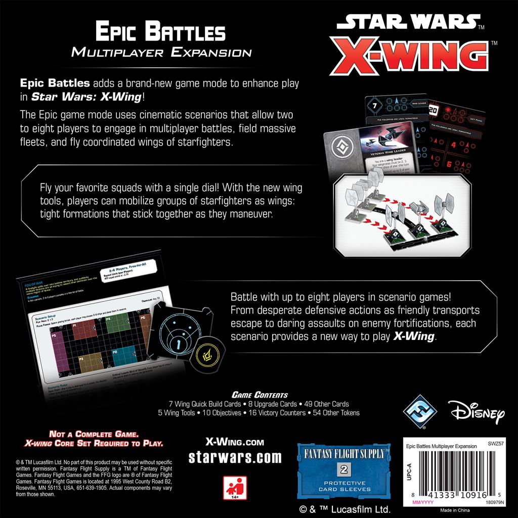 Star Wars X-Wing 2nd Ed: Epic Battles Multiplayer Expansion