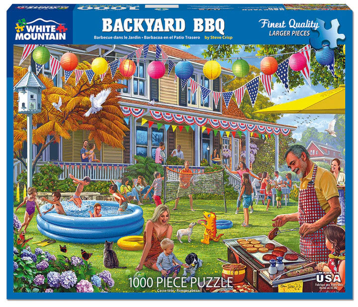 Backyard BBQ - 1000 Piece Jigsaw Puzzle White Mountain