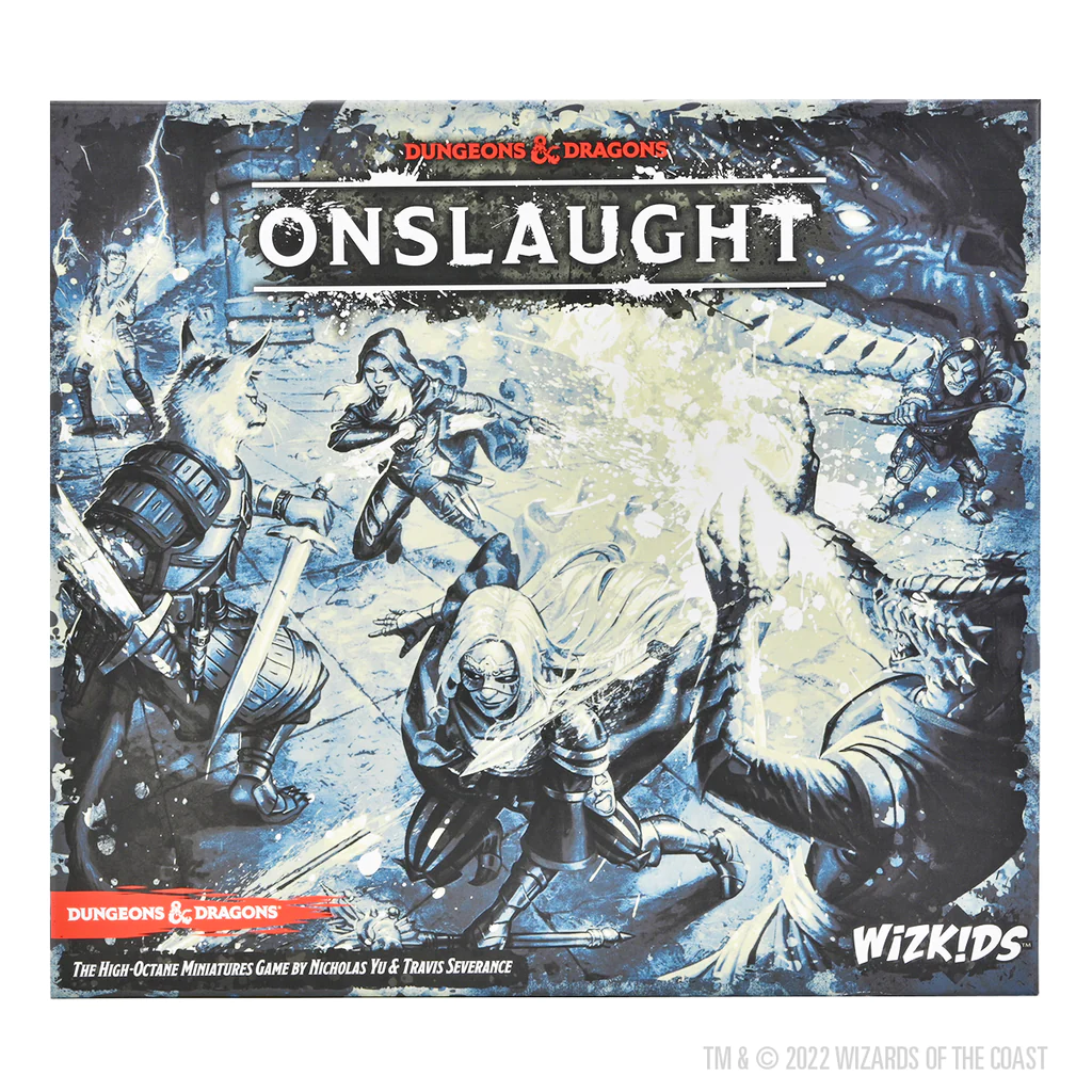 Dungeons Dragons Onslaught Core Set tactical skirmish miniatures game box | Elderwoods